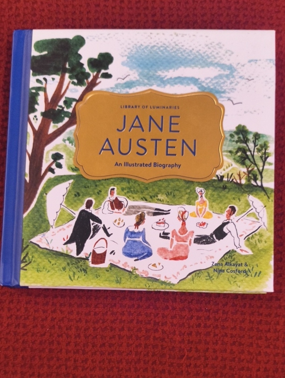 Jane Austen Illustrated Biography Zena Alkayat & Nina Cosford Hardcover NWT